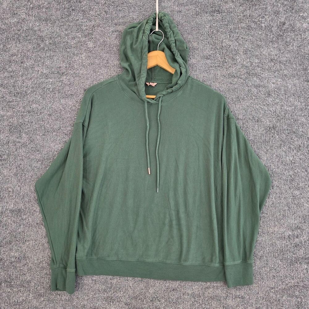 Eberjey Hoodie Womens Medium Softest Sweats Tencel Modal Pullover Lounge Cozy